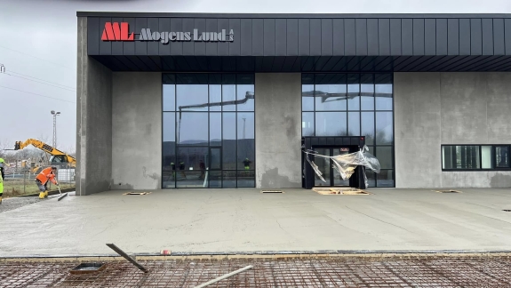 Vi laver terrændæk i beton i Rødding